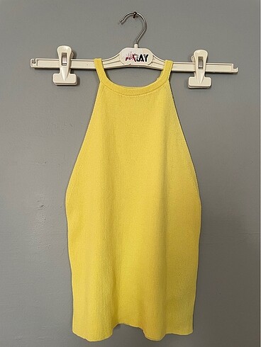 Zara Halter Yaka Crop