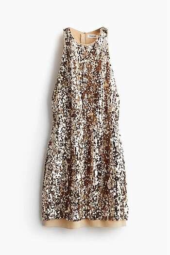 H&M Parıltılı Elbise