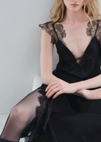 zara dantel elbise - Görsel 4