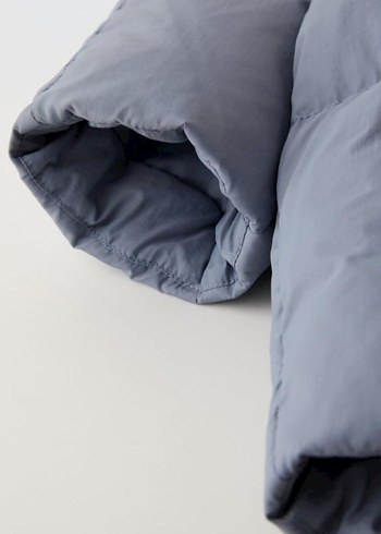 kaz tüyü uzun şişme mont - Görsel 4