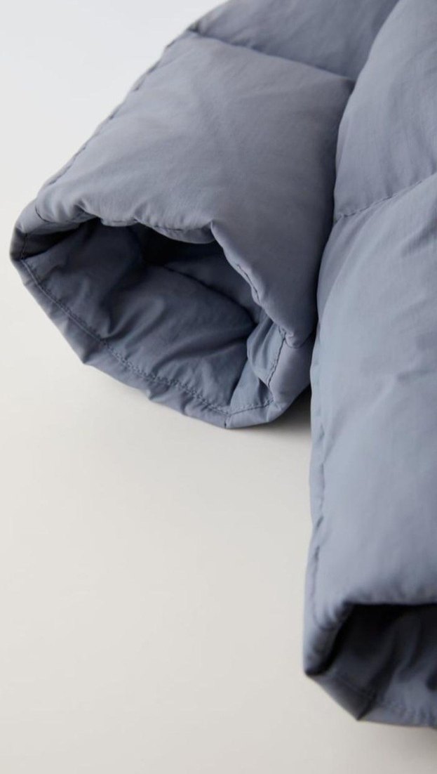 kaz tüyü uzun şişme mont - Görsel 4