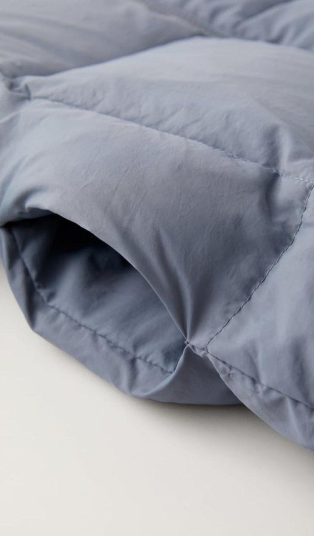 kaz tüyü uzun şişme mont - Görsel 3