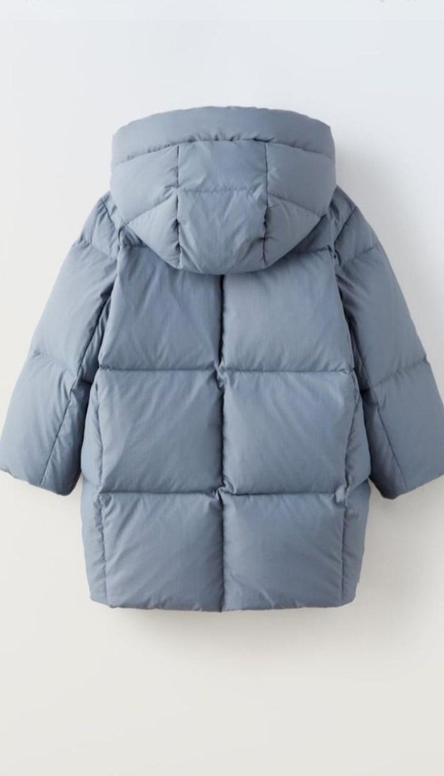 kaz tüyü uzun şişme mont - Görsel 2