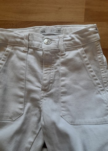 5 Yaş Beden beyaz Renk zara Jean