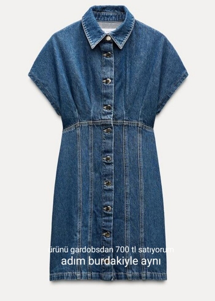 Zara jean elbise - Görsel 5