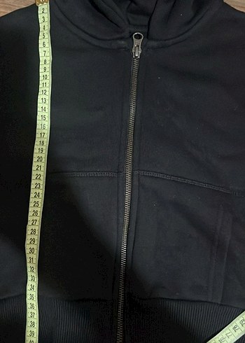 siyah Kapüşonlu  Sweatshirt - Görsel 3