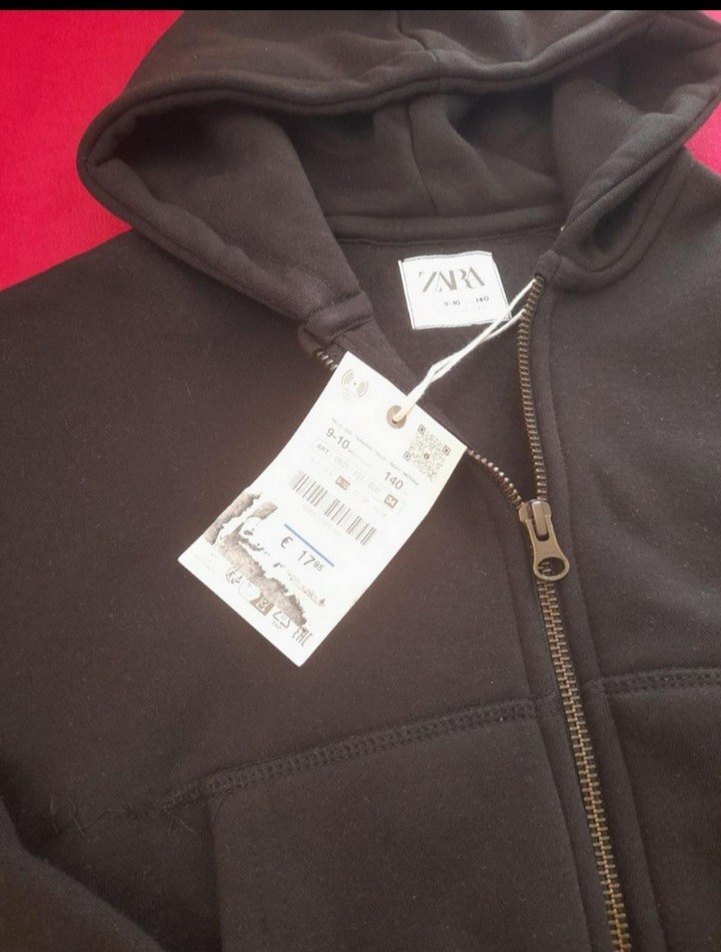 siyah Kapüşonlu  Sweatshirt - Görsel 4