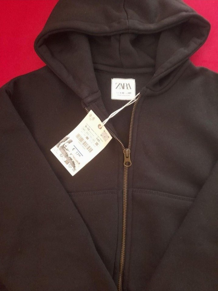 siyah Kapüşonlu  Sweatshirt - Görsel 2