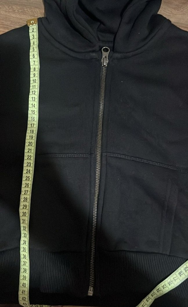 siyah Kapüşonlu  Sweatshirt - Görsel 3