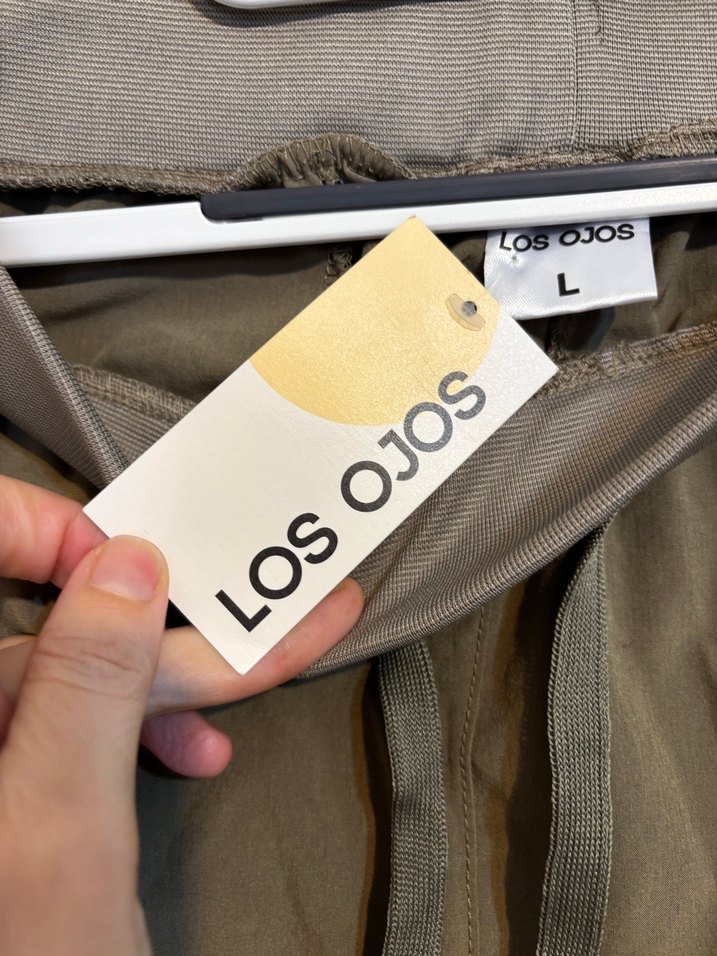 Los Ojos Haki Kemerli kargo Kadın Pantolon - Görsel 3