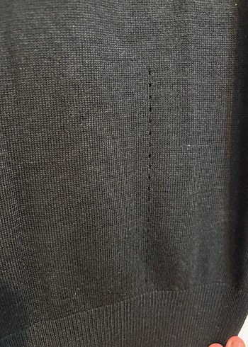 İpekyol Kemerli Siyah Kadın Kısa Kollu Triko - Görsel 5