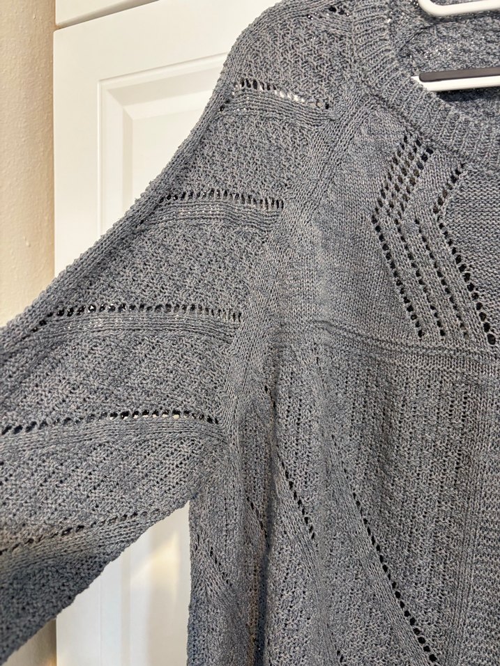 Yargıcı Gri Örgü Kadın Triko Kazak - Görsel 4
