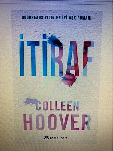 İtiraf - Colleen Hoover