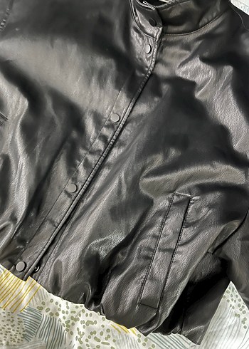 Zara deri ceket - Görsel 8