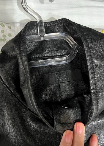 Zara deri ceket - Görsel 5