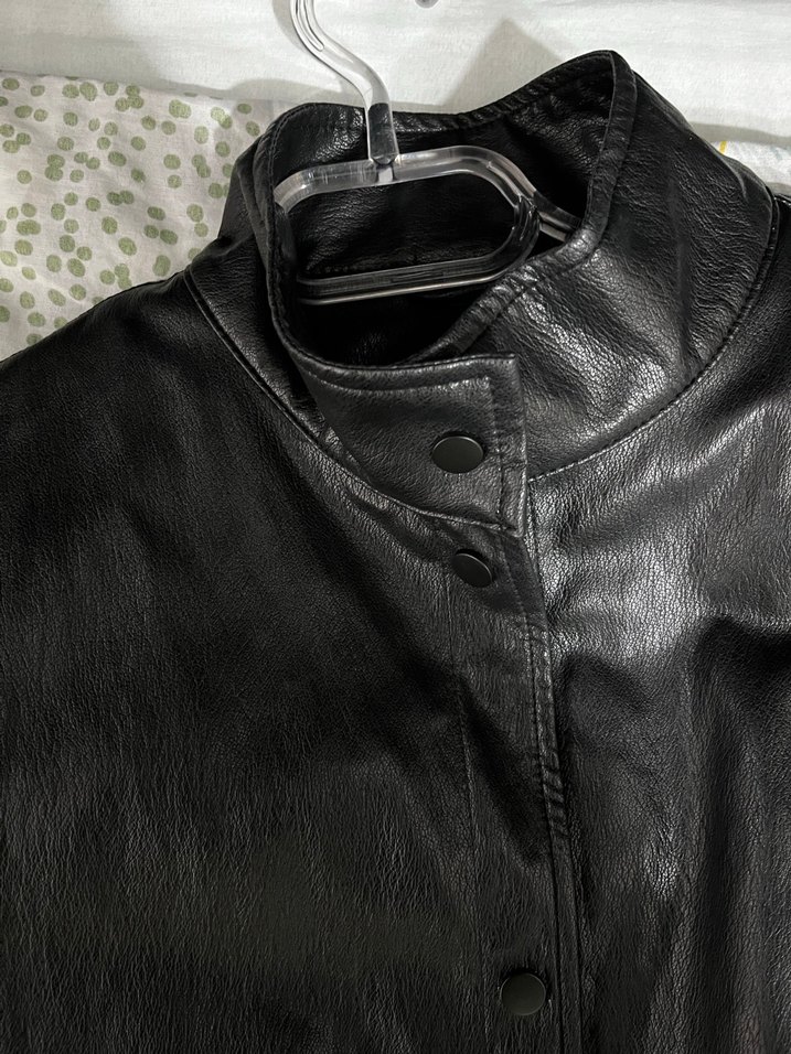 Zara deri ceket - Görsel 4