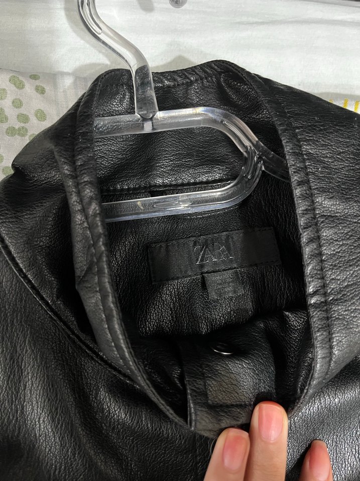 Zara deri ceket - Görsel 5