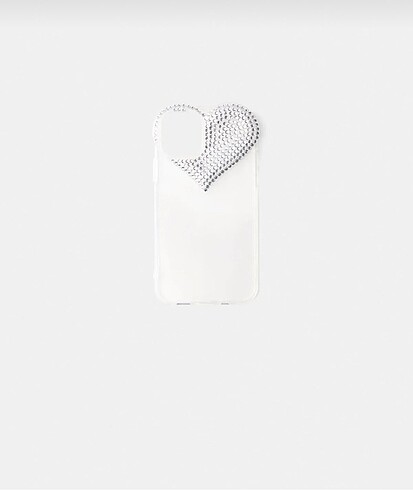 bershka taşlı kalpli kılıf (iphone13)