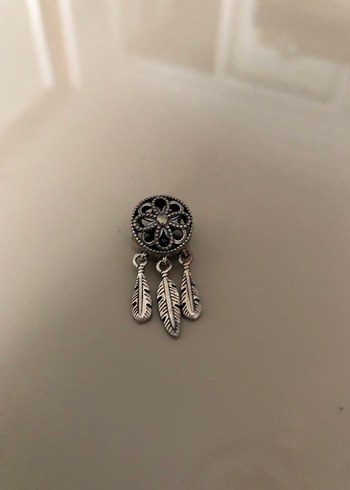 Gri Bohem Püsküllü Kadın Charm - Görsel 2