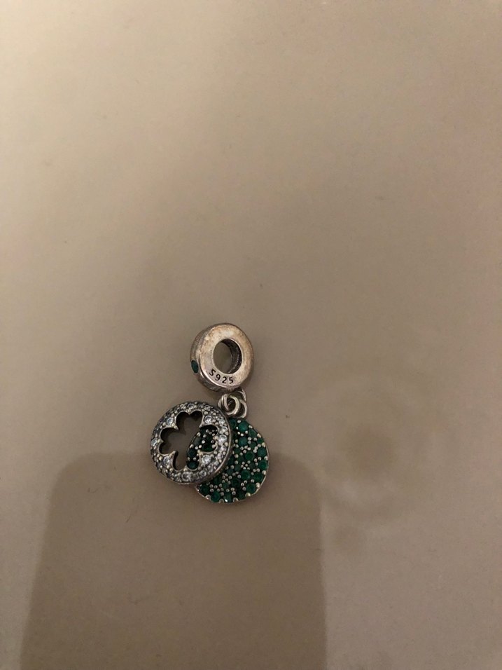 Yeşil Boncuklu Desenli Kadın Charm - Görsel 2