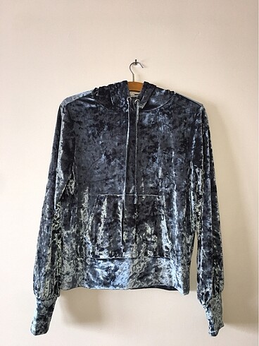 Koton kadife sweatshirt