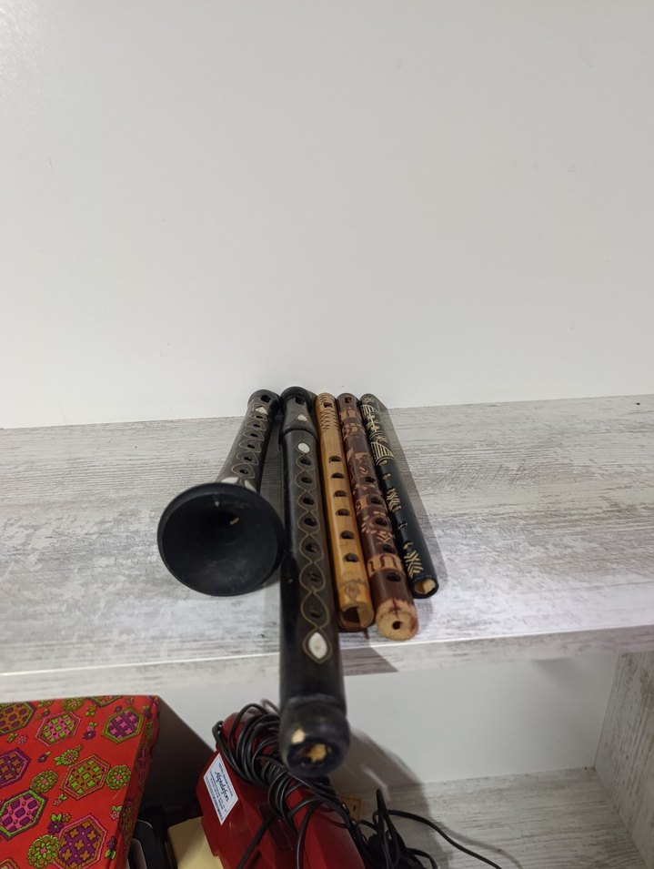 El İşçiliği Ahşap pirinç ve sedef kaplama Nefesli Müzik Aletleri - Görsel 3