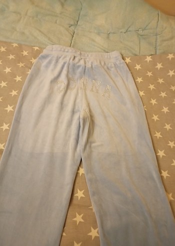 Mavi Midi Kadın Denim Eşofman Altı - Görsel 9