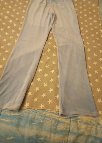 Mavi Midi Kadın Denim Eşofman Altı - Görsel 8