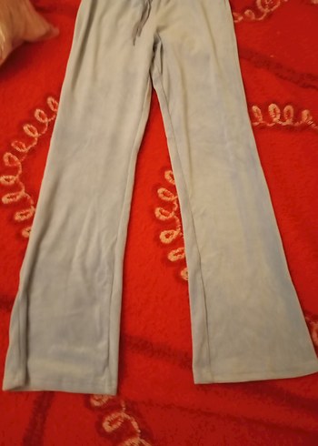 Mavi Midi Kadın Denim Eşofman Altı - Görsel 17