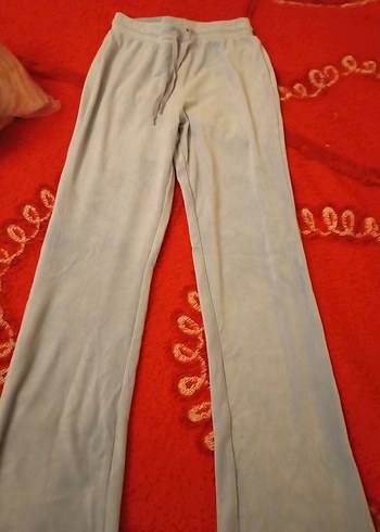 Mavi Midi Kadın Denim Eşofman Altı - Görsel 16