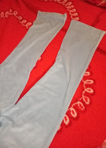 Mavi Midi Kadın Denim Eşofman Altı - Görsel 15