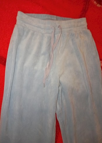 Mavi Midi Kadın Denim Eşofman Altı - Görsel 19