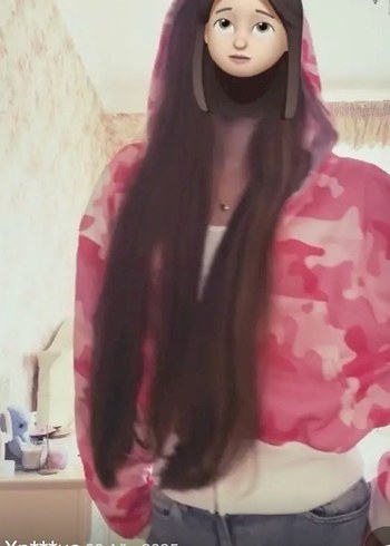 Pembe Kamuflaj Rahat Kesim Kadın Eşofman - Görsel 2