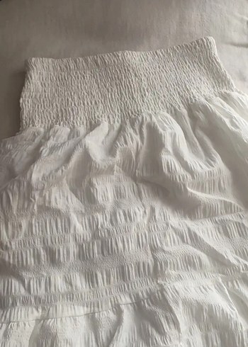 Beyaz maxi Etek polyester - Görsel 8