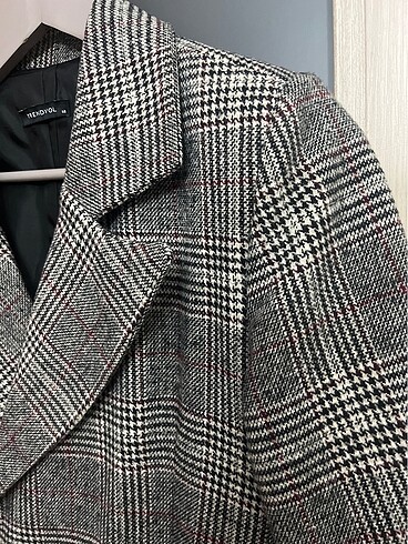 40 Beden gri Renk Trendyol blazer ceket