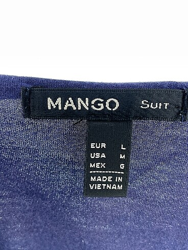 l Beden lacivert Renk Mango Bluz %70 İndirimli.