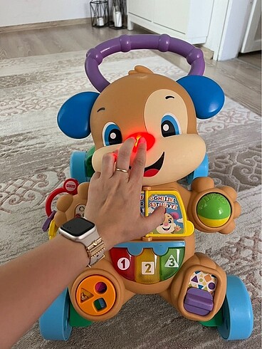  Beden Fisher Price eğitici köpekçik yürüteç