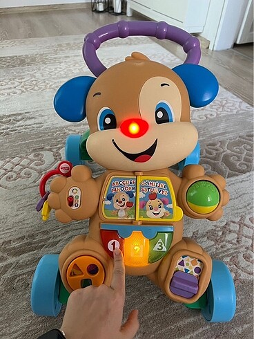  Beden çeşitli Renk Fisher Price eğitici köpekçik yürüteç