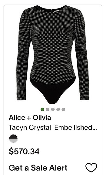Alice&Oliva parıltılı şık badi bluz