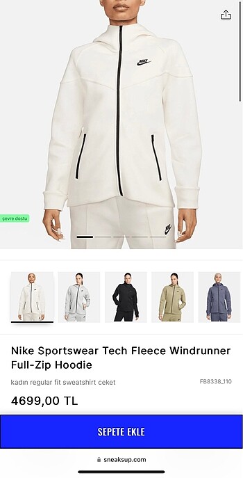 Nike kapşonlu eşofman takımı - Görsel 9