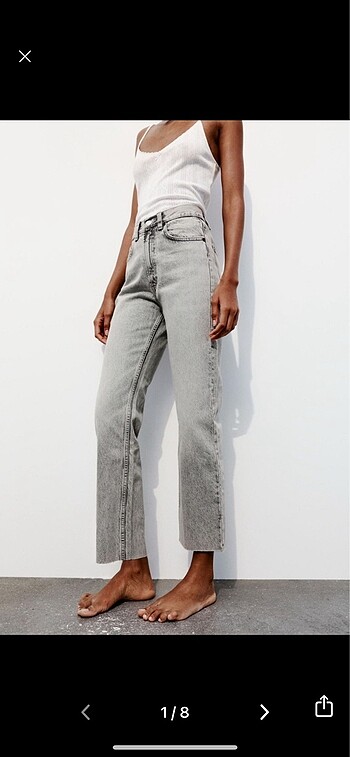Zara straight pantolon