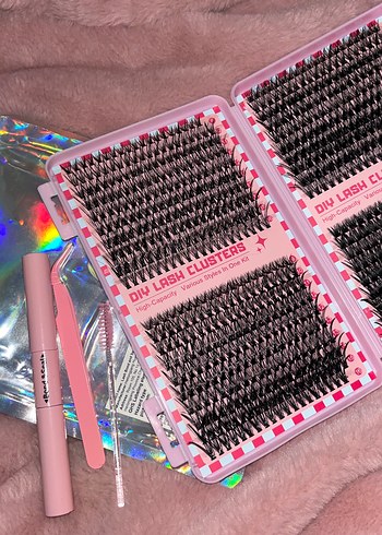 Pembe DIY Kirpik Seti