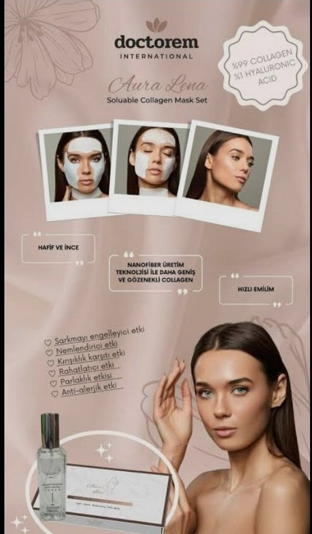 doctorem aura lena kolajen yüz maskesi - Görsel 2