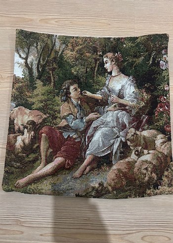 Goblen kırlent kılıfı - Görsel 2