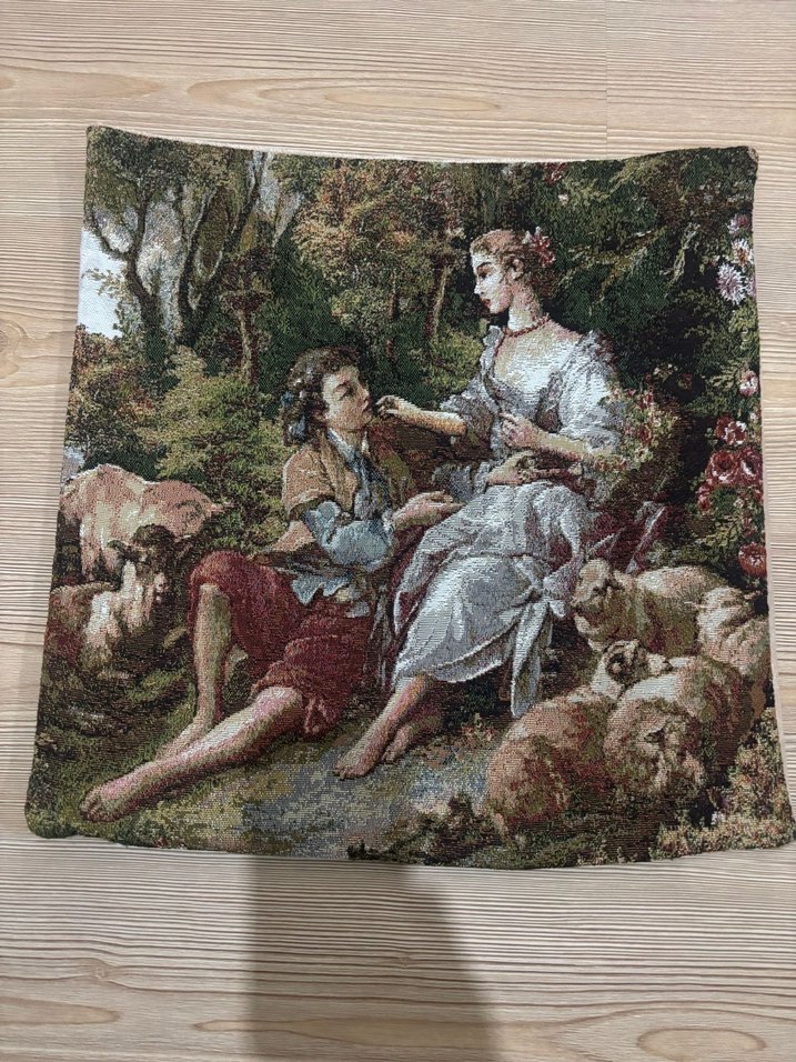 Goblen kırlent kılıfı - Görsel 2