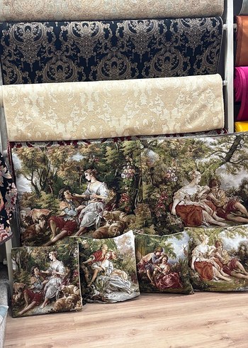 Goblen kırlent kılıfı - Görsel 4