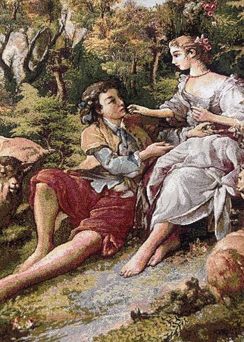 Goblen kırlent kılıfı - Görsel 3