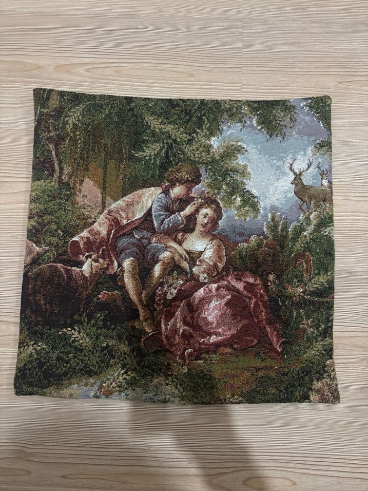 Goblen kırlent kılıfı - Görsel 2