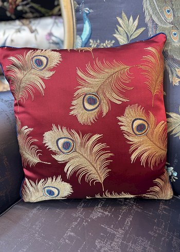 Lüx goblen kırlent Desenli Modern Klasik - Görsel 2