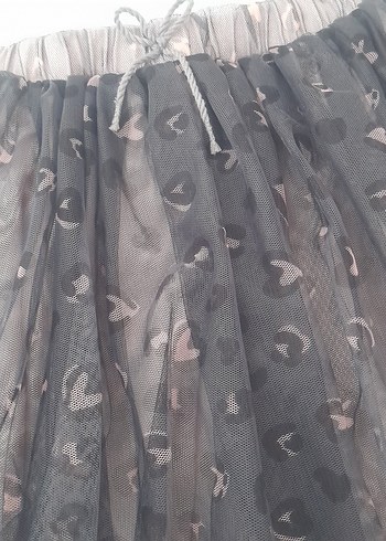 LC Waikiki Kız Çocuk Kahverengi Volanlı Gotik Etek
